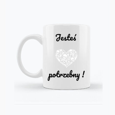 Jesteś potrzebny - Biały kubek
